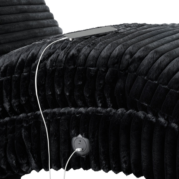 Nori Chaise with Heat Massage, USBC, LED
