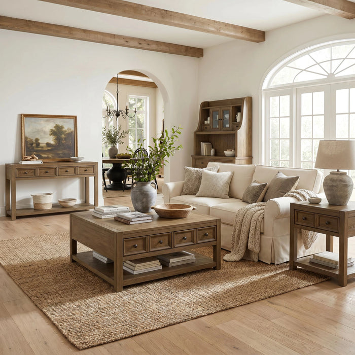 Heritage & Home Occasional Table Set in Oak Brown