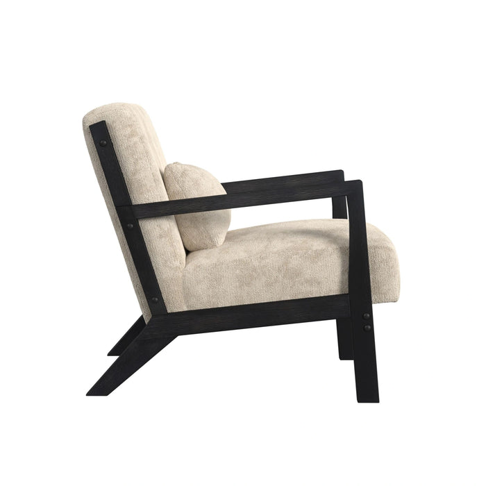 Marina Chair with Kidney Pillow and Brushed Espresso Finish