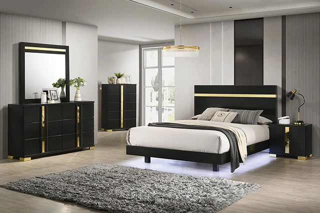 Lillestrom E.King, Queen, Full, & Full Bed Black & White