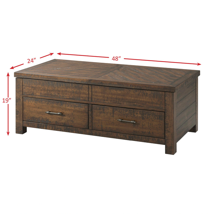Jax Coffee Table W/Lift Top in Cherry