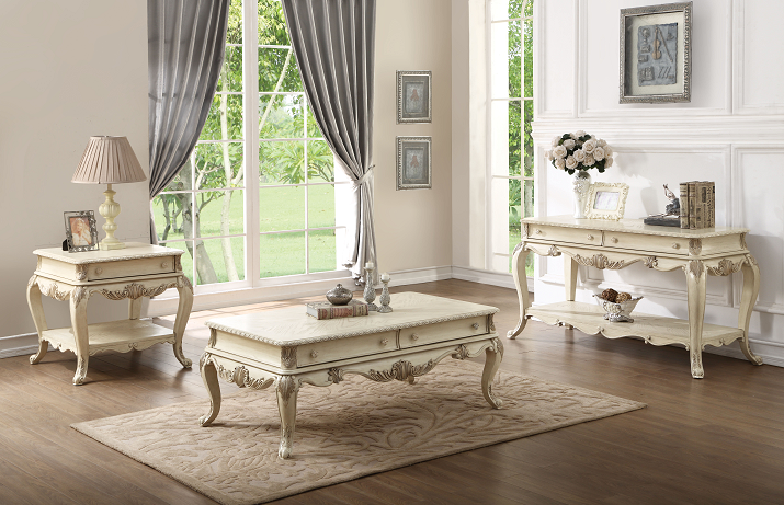 Ragenardus Antique White Coffee Table image