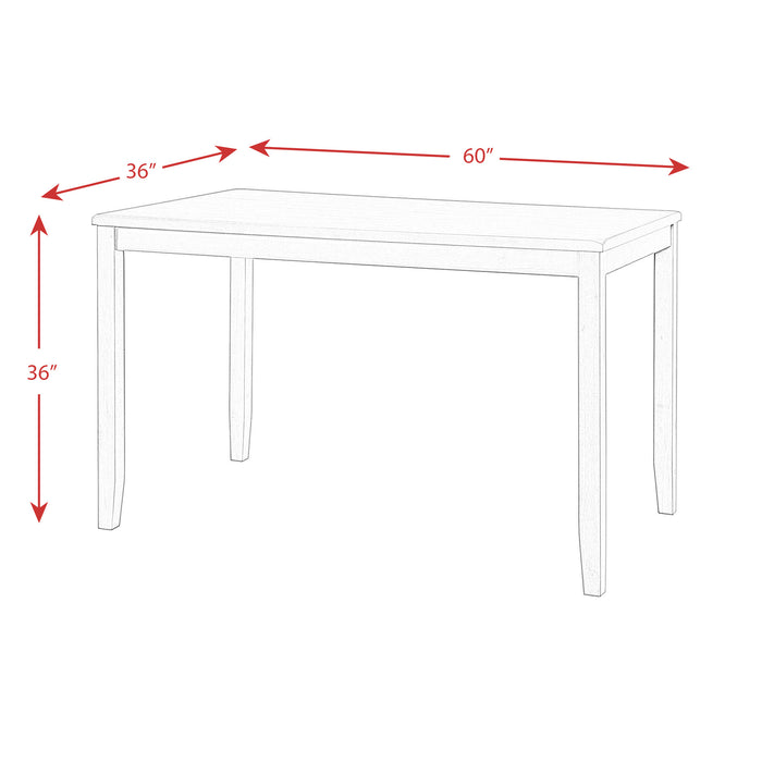 Alex 60" 7Pc Counter Dining Set