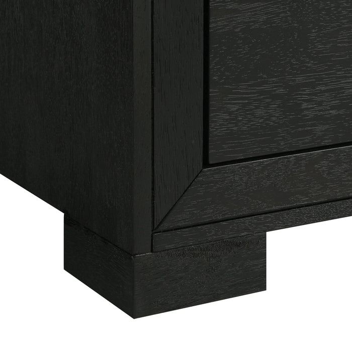 Allan 5-Drawer Chest in Black
