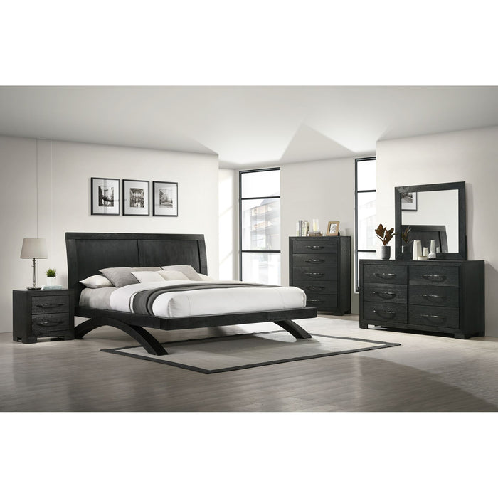 Allan 6-Drawer Dresser in Black