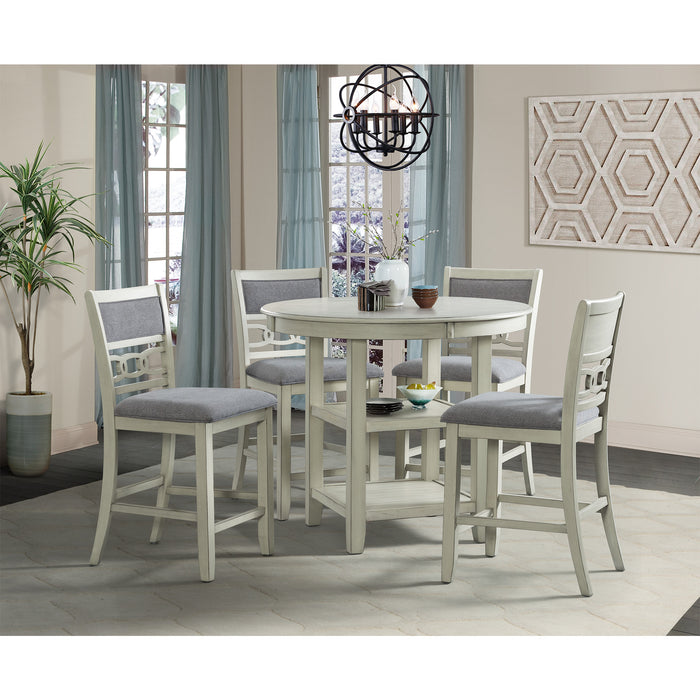 Amherst Counter Height Dining Set-Table and Four Side Chairs