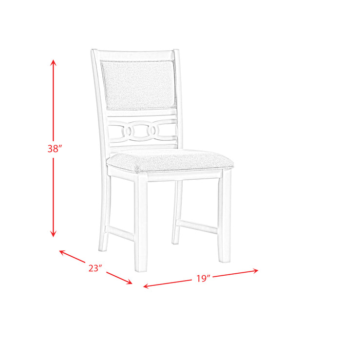 Amherst Dining Side Chair W/Fabric Cushion Dark Finish (2 Per Pack)