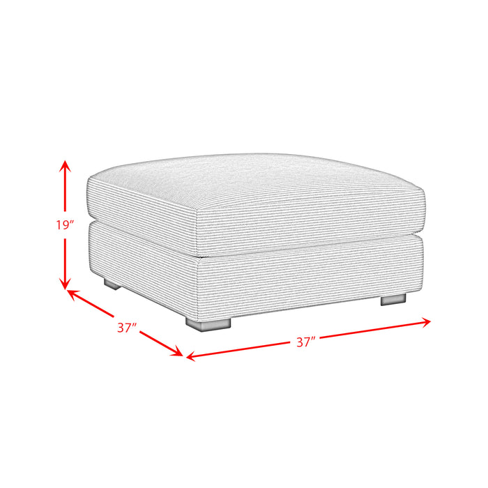 Arizona 7PC Sectional Set with LHF Chaise in Steno Black