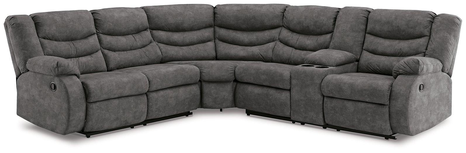 Partymate 2-Piece Reclining Sectional