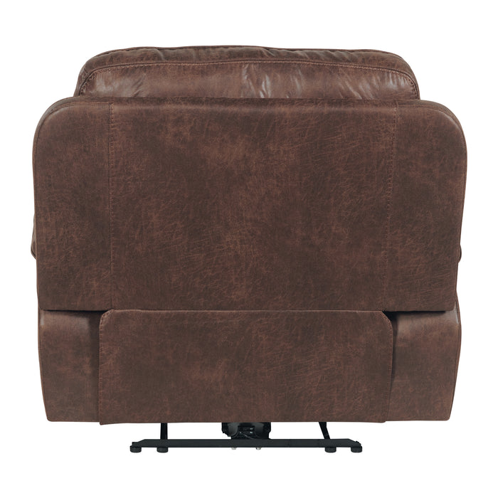 Atlantis Power Motion Recliner with Power Head Recliner in Heritage Brown