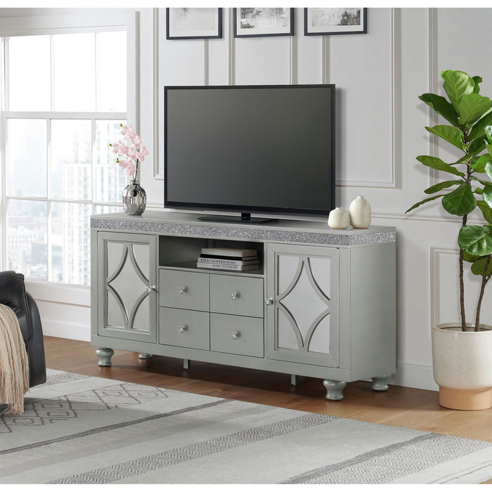 Avril 70" TV Stand in Silver