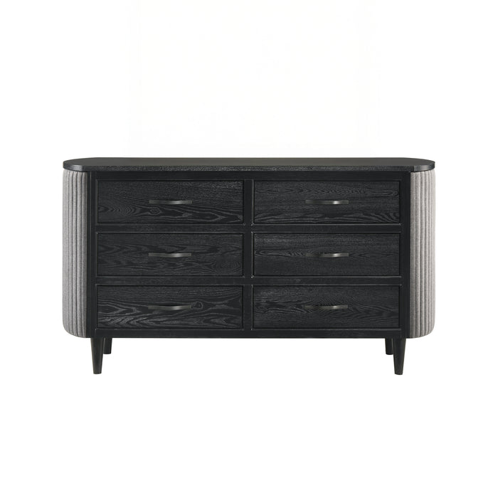 Skyline 6 Drawer Dresser-Onyx