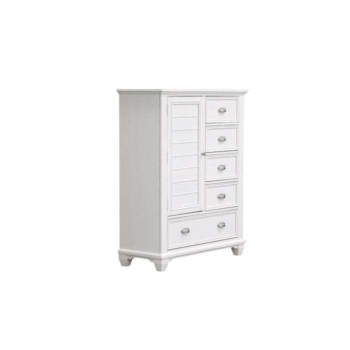 Jamestown Door Chest- White
