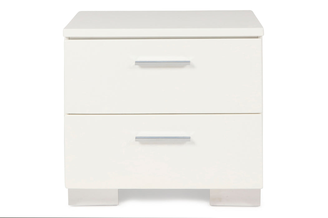 Sapphire Nightstand-White