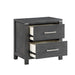Odessa Nightstand-Charcoal
