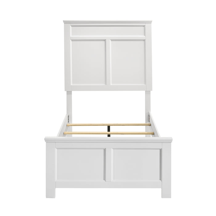 Andover 3/3 T Headboard, Footboard & Slats-White