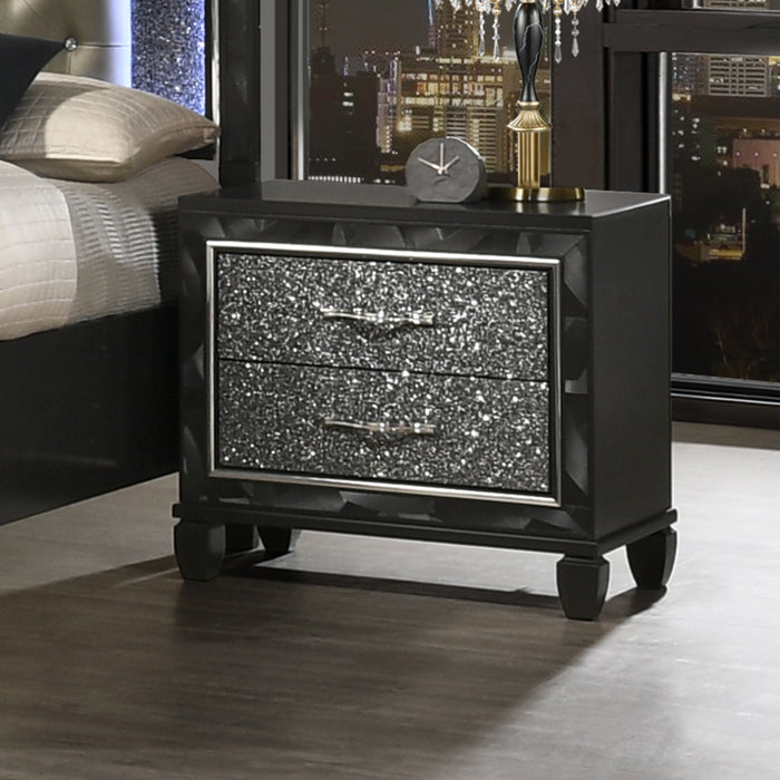 Radiance Nightstand-Black Pearl