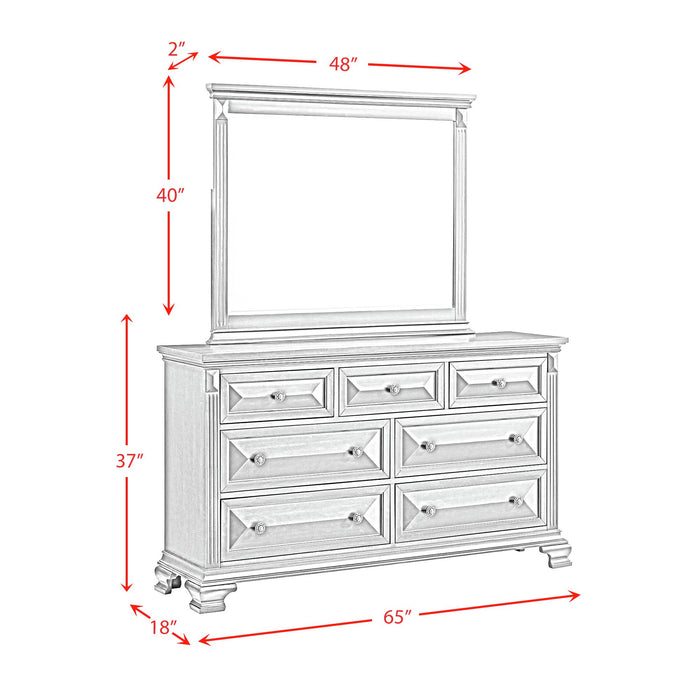 Bridgestone Dresser and Mirror Set