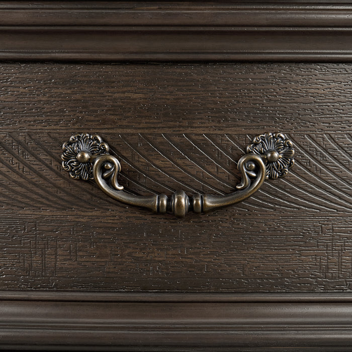 Brunswick 5-Drawer Chest in Mahogany