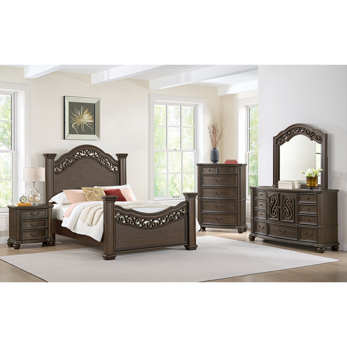 Brunswick 7-Drawer Dresser in Mahogany