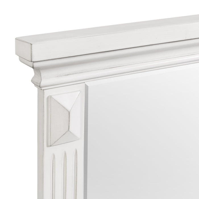 Calloway 7-Drawer Dresser w/ Mirror Set in Antique White