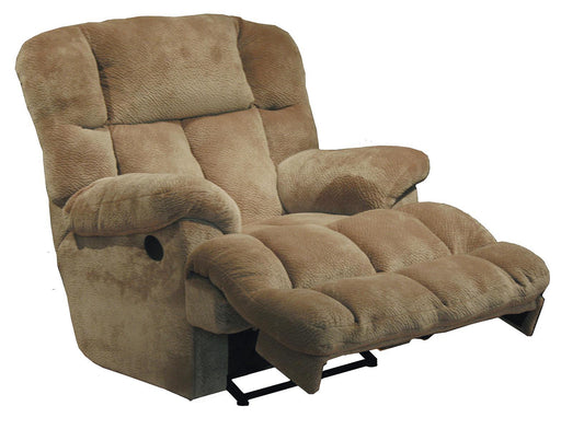 Catnapper Cloud 12 Power Chaise Lay Flat Recliner in Camel image