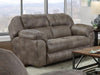 Catnapper Furniture Flynn Power Headrest w/ Lumbar Power Lay Flat Gliding Loveseat in Fig image