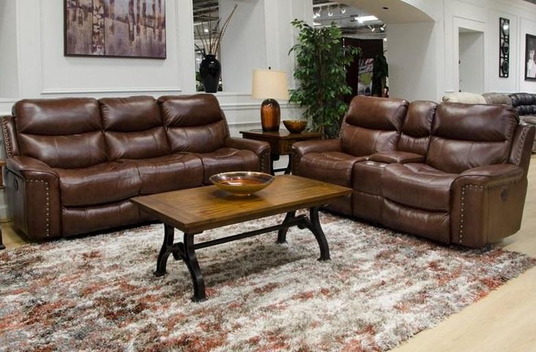 Catnapper Ceretti Power Reclining Sofa in Brown