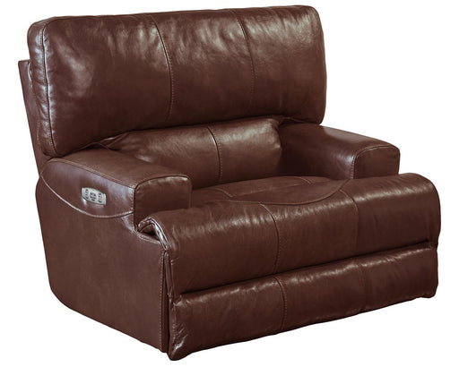 Catnapper Wembley Power Headrest w/ Lumbar Lay Flat Recliner in Walnut 764580-7 image