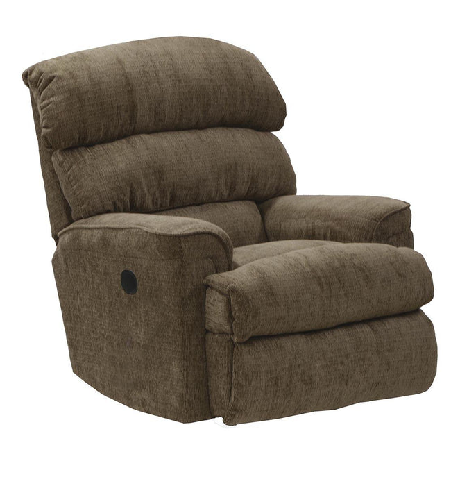 Catnapper Pearson Rocker Recliner in Coffee