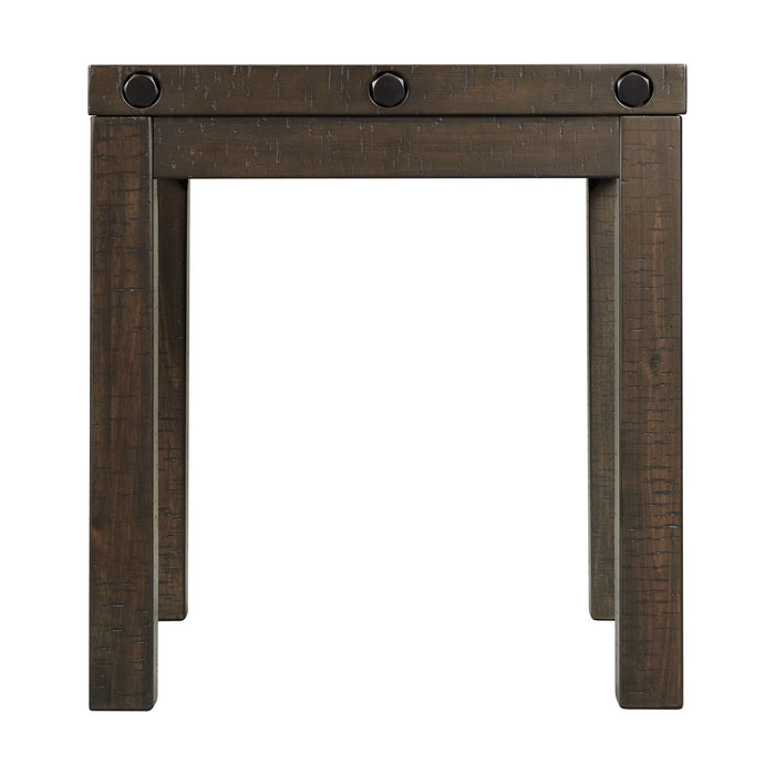 Colorado Occasional End Table w/USB/Power Charcoal