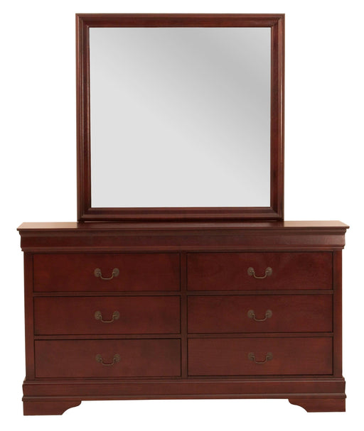 LOUIS PHILIP 6-D DRESSER CHERRY image