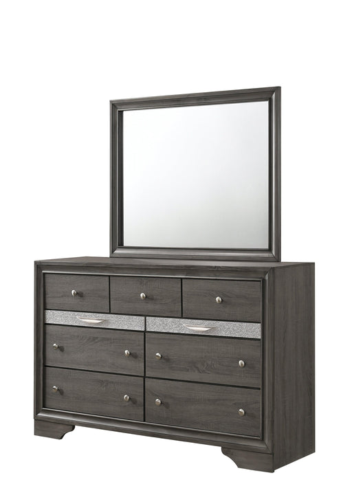 REGATA BEDROOM MIRROR GREY image