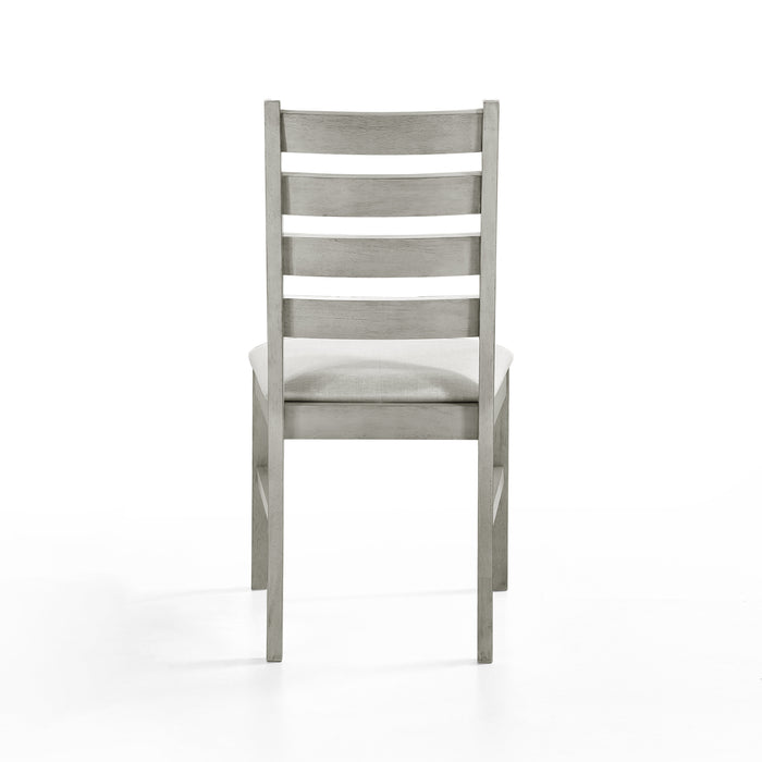 Pascal Ladderback Dining Chair (2 Per Carton)-Driftwood