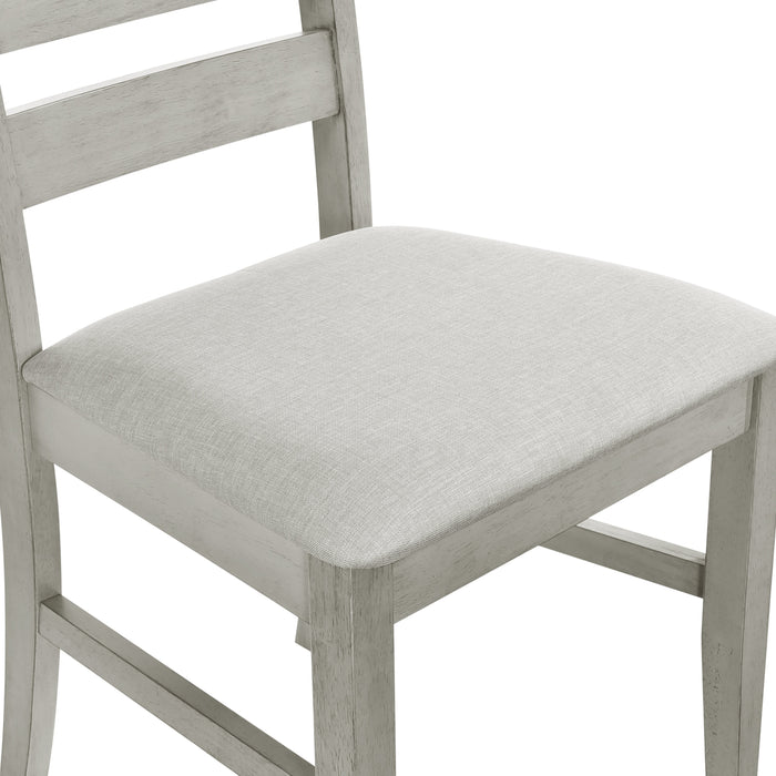 Pascal Ladderback Dining Chair (2 Per Carton)-Driftwood
