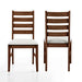 Pascal Ladderback Dining Chair (2 Per Carton)-Walnut