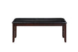 Gia 46" Bench-Ebony