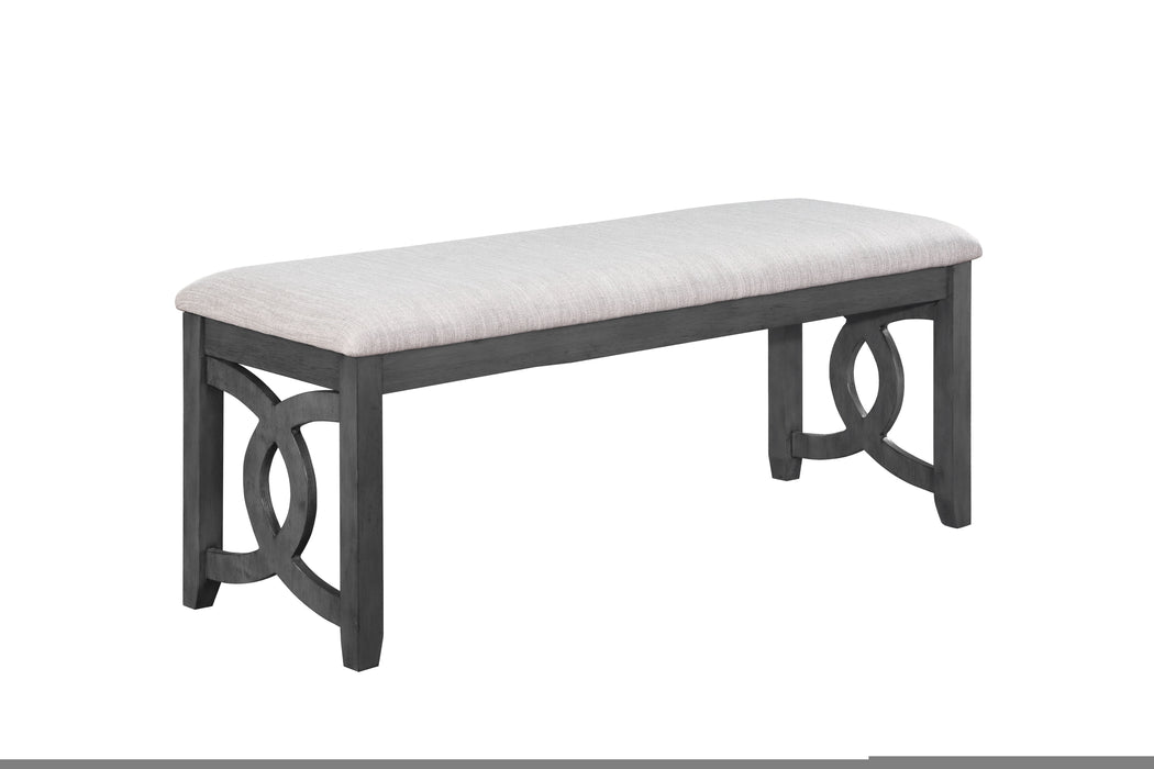 Gia 46" Bench-Gray