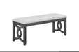 Gia 46" Bench-Gray
