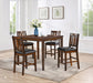 PUB TABLE AND 4 X PUB CHAIRS - D314-5
