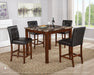 PUB TABLE AND 4 X PUB CHAIRS - D318-5