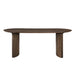 Kody 79" Oval Dining Table Top-Dk Walnut