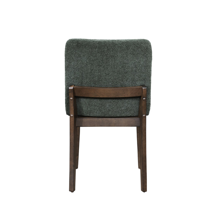Kody Upholstered Dining Chair (2 Per Carton)-Forest Green
