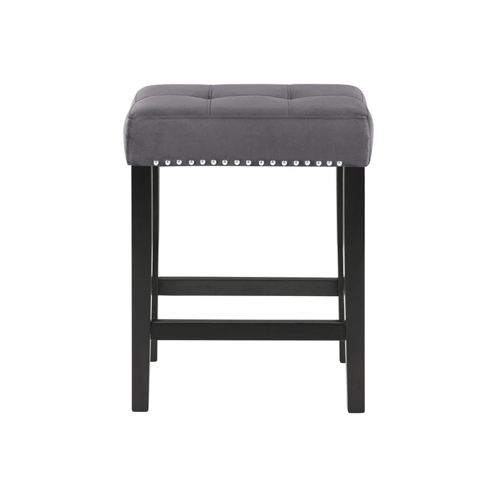 Celeste Theater Bar Table W/ 3 Stools-Gray