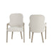 Gwendolyn Upholstered Arm Chair (2 Per Carton)-Cerused Taupe