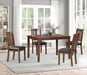 TABLE AND 4 X SIDE CHAIRS - D414-5