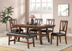 TABLE AND 4 X SIDE CHAIRS - D435-5