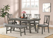 TABLE AND 4 X SIDE CHAIRS - D436-5