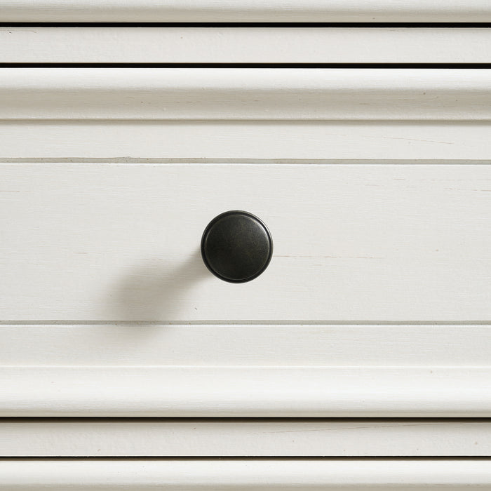 Eastwood Youth 3-Drawer Nightstand in Brown and Off-White