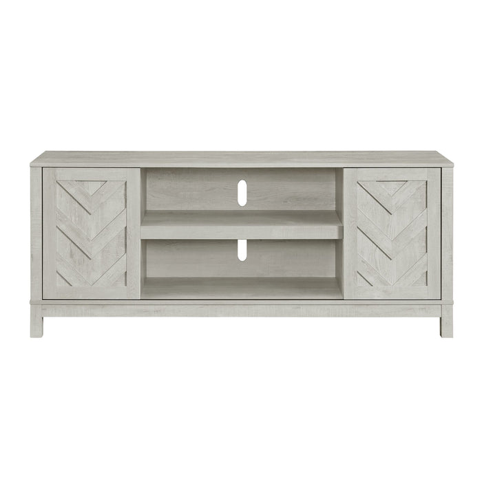 Eleanor 70" TV Stand with Sliding Door in White